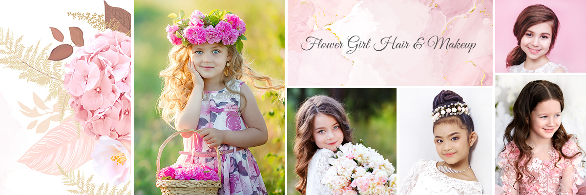 Las Vegas Flower Girl Hair and Makeup Packages in the Desert Shores Area of Summerlin