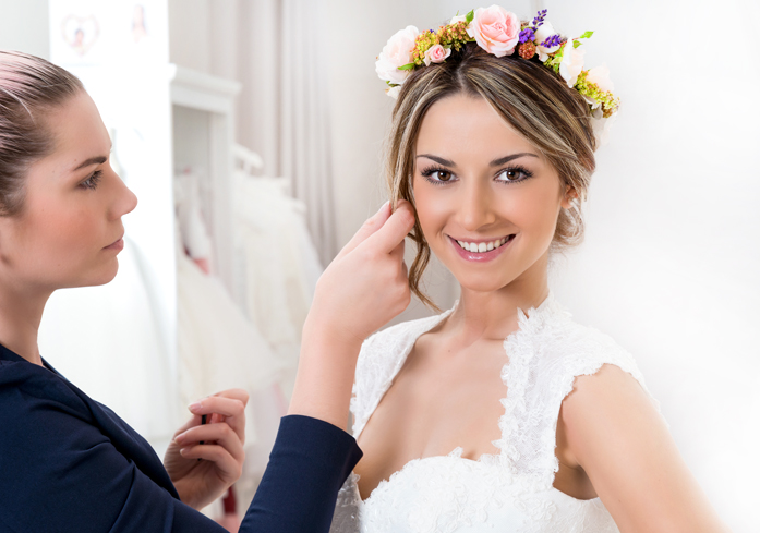 Best Mobile Bridal Hair Packages Near Downtown Vegas - Off Location Salon Services