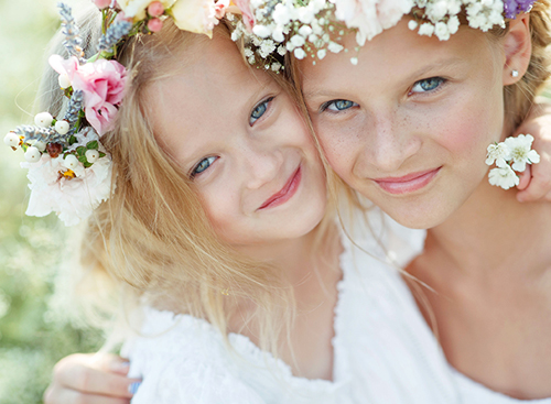 Wedding Day Flower Girl Hair and Makeup Packages in the Las Vegas Area