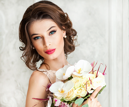Las Vegas Bridal Hair and Airbrush Salon for Updo or Downdo Wedding Day Styles