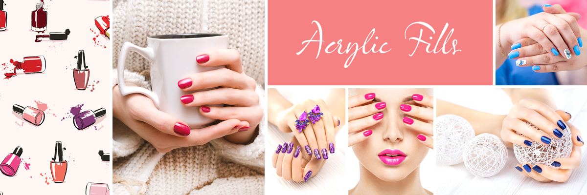 Las Vegas Acrylic Fill Packages at our Summerlin Desert Shores Nail Salon