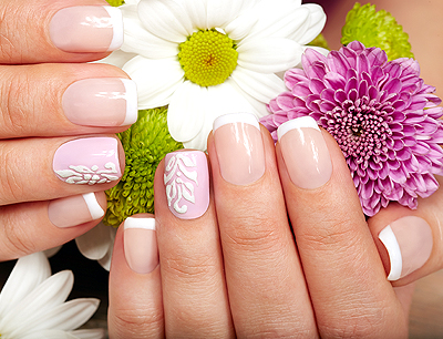 French Polish Add-On for Las Vegas Manicure Packages